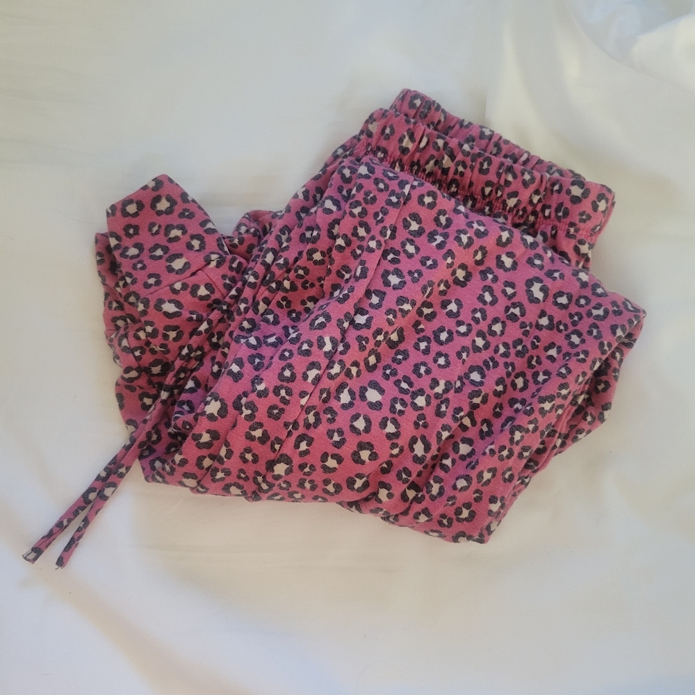 Pink leopard PJ set - Picture 2 of 2